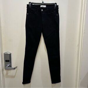 Abercrombie & Fitch The Super Skinny Mid Rise Black Jeans Size 4